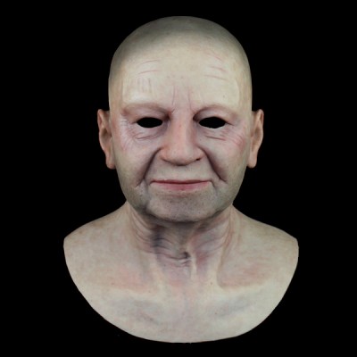 (SF-N6) Crossdress cosplay realistic human face silicone male old man full head mask fetish wear (SF-N6) Crossdress cosplay realistic human face silicone male old man full head mask fetish wear